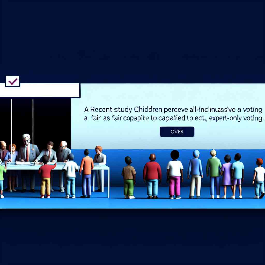 子どもの公平感：専門家限定より全員投票が好まれる理由