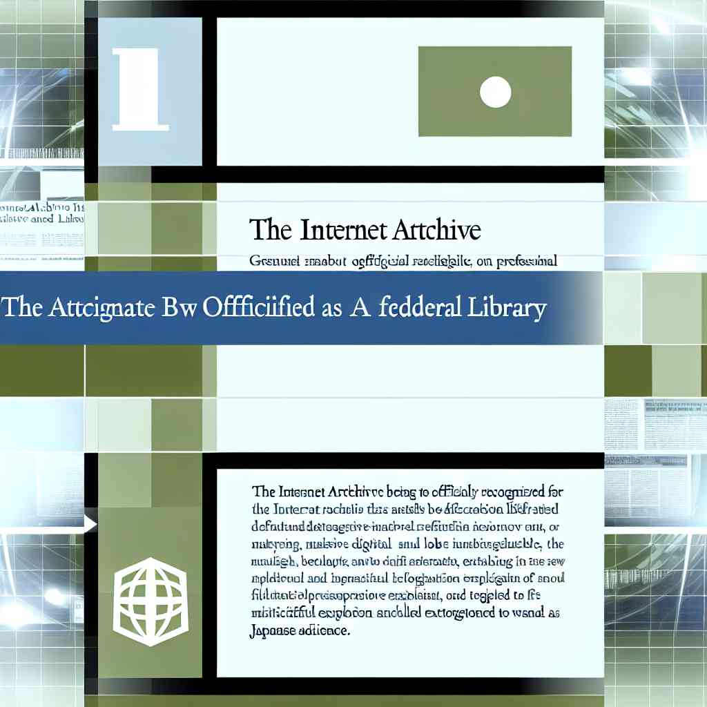 Internet Archiveがアメリカの連邦寄託図書館に指定！