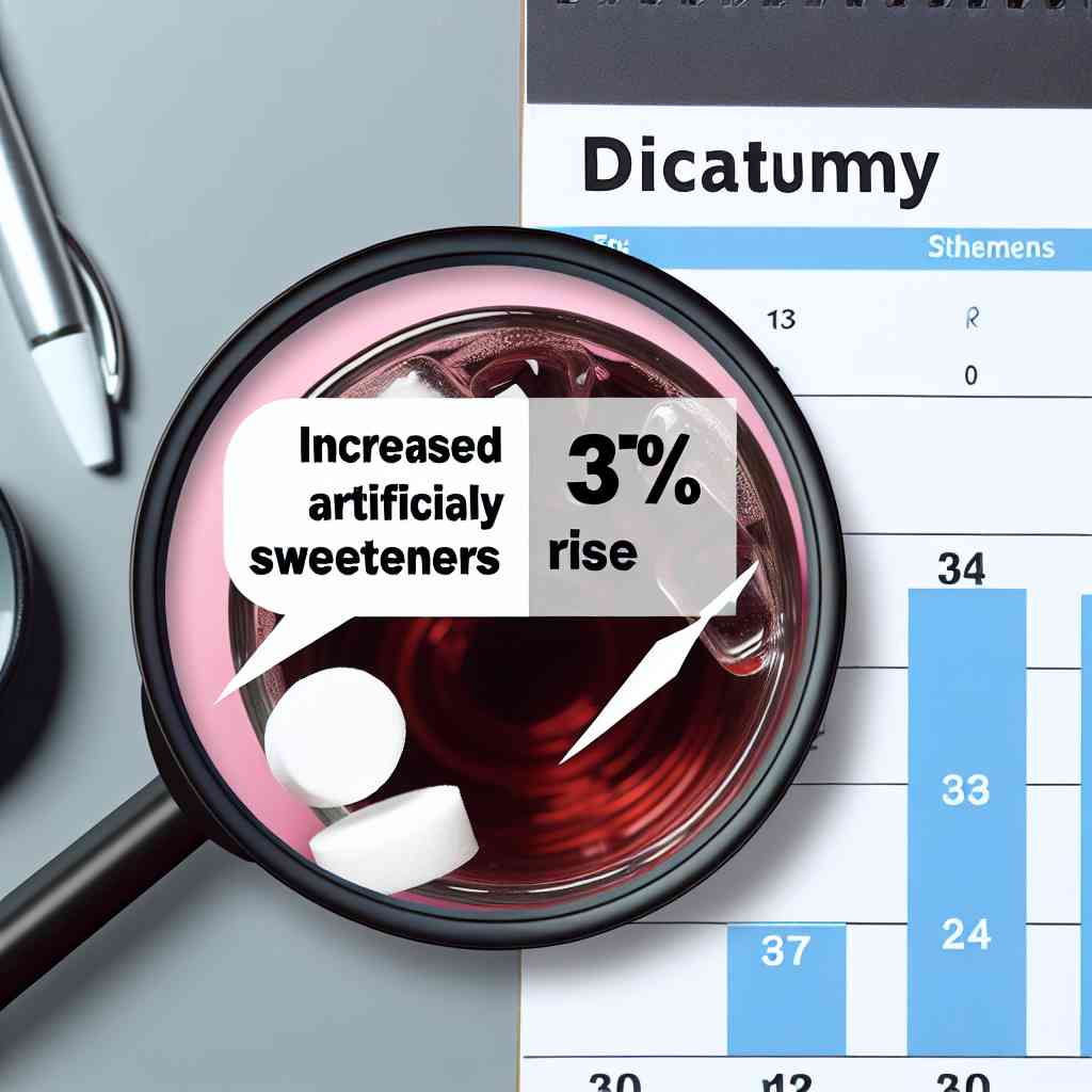 人工甘味料飲料は糖尿病リスクを37％増加！14年研究結果
