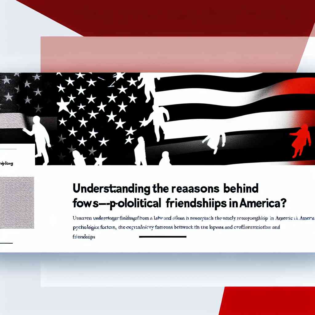 アメリカでは異なる政治観の友人が少ないのか？