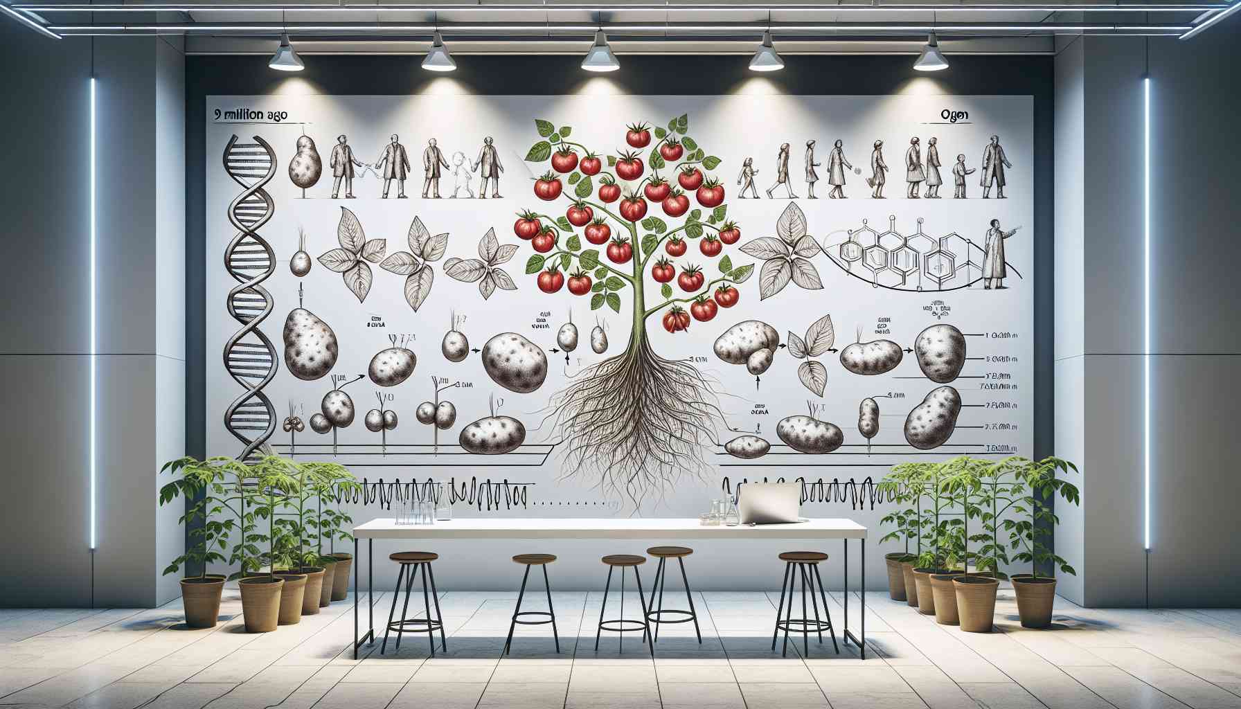 ジャガイモ誕生900万年前、トマトが進化を後押し