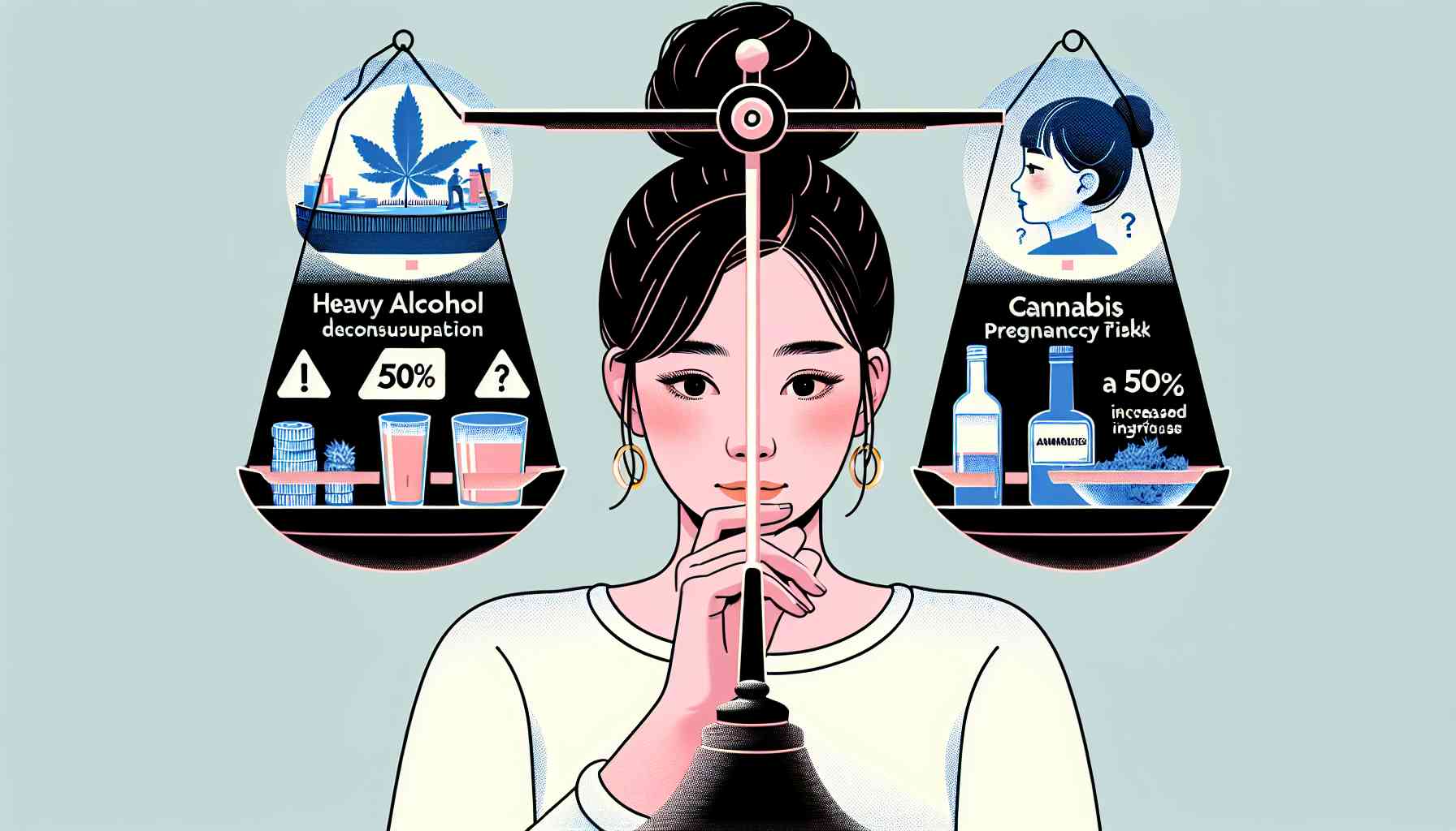 女性の妊娠リスクと飲酒量の関係性